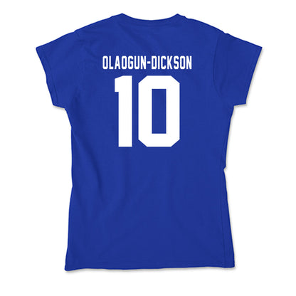 Delaware - NCAA Women's Soccer : Adiat Olaogun-Dickson - Soft Style Women’s T-Shirt-1