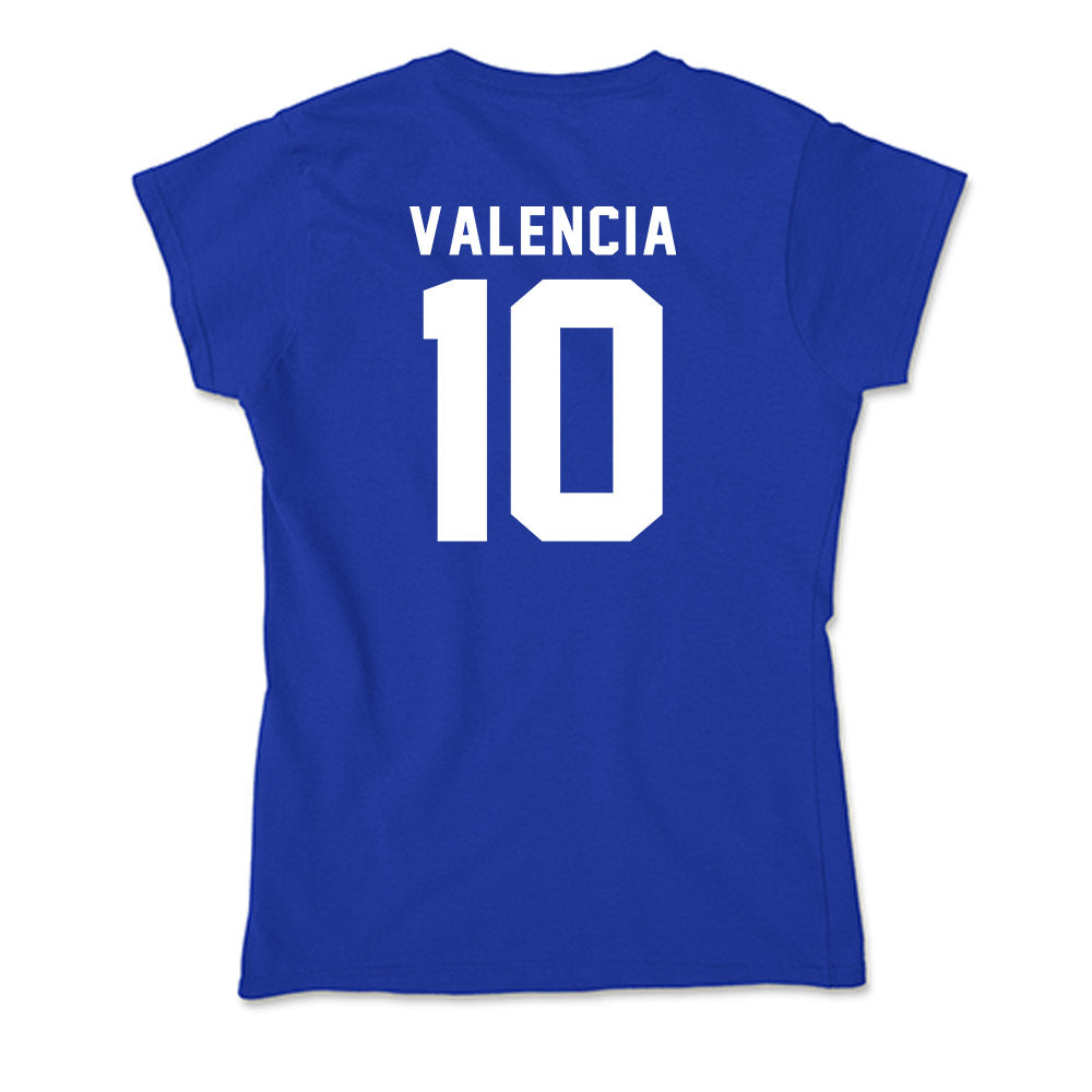 Delaware - NCAA Men's Basketball : Jafet Valencia - Soft Style Women’s T-Shirt-1