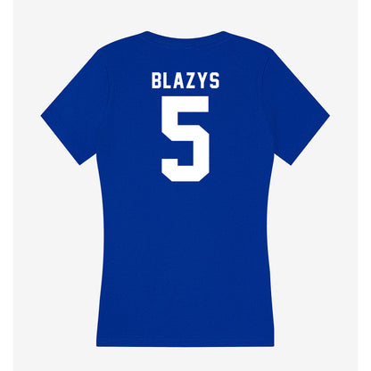 Delaware - NCAA Softball : Caylin Blazys - Women's V-Neck T-Shirt-1