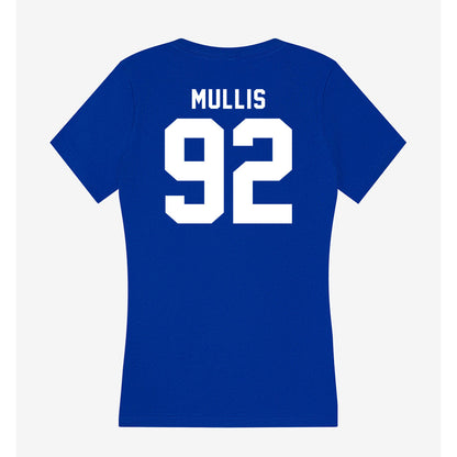 Delaware - NCAA Football : Kason Mullis - Women's V-Neck T-Shirt-1