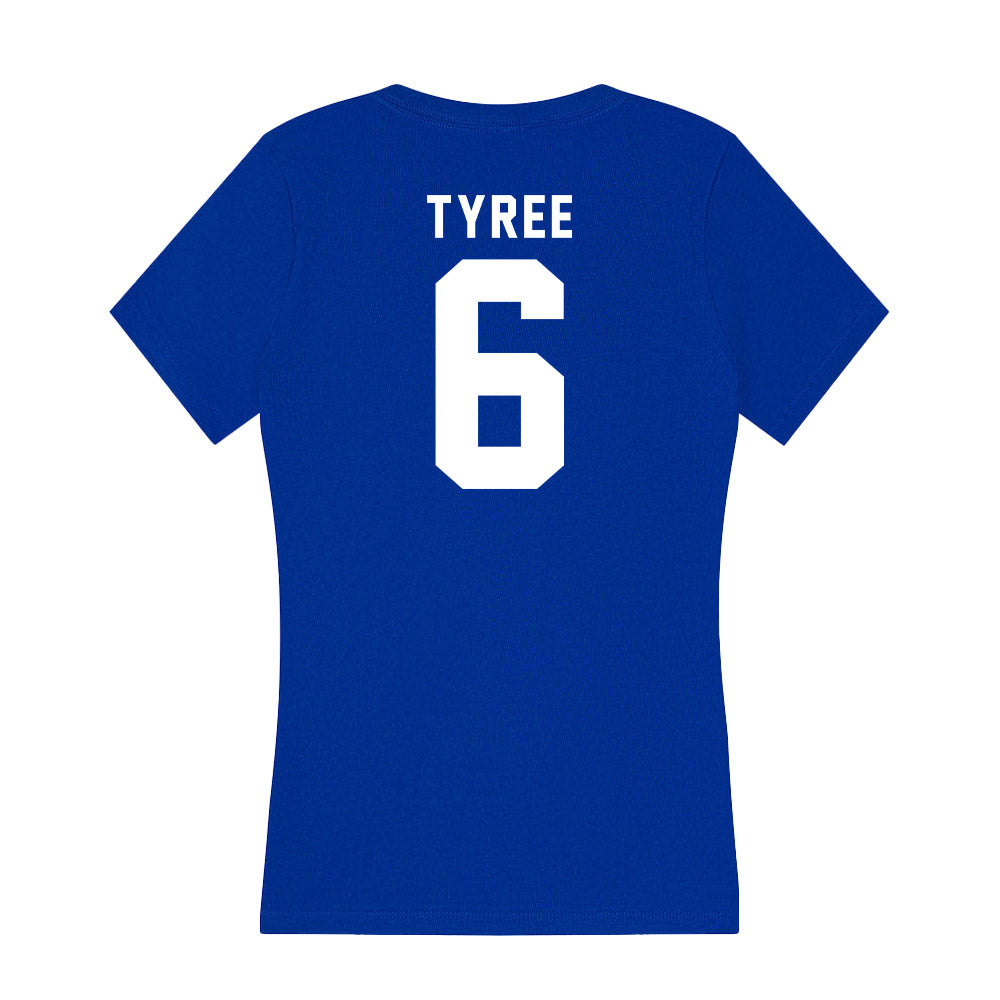 Delaware - NCAA Football : Nick Tyree - Women's V-Neck T-Shirt-1