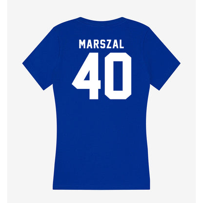 Delaware - NCAA Women's Lacrosse : Steph Marszal - Women's V-Neck T-Shirt-1