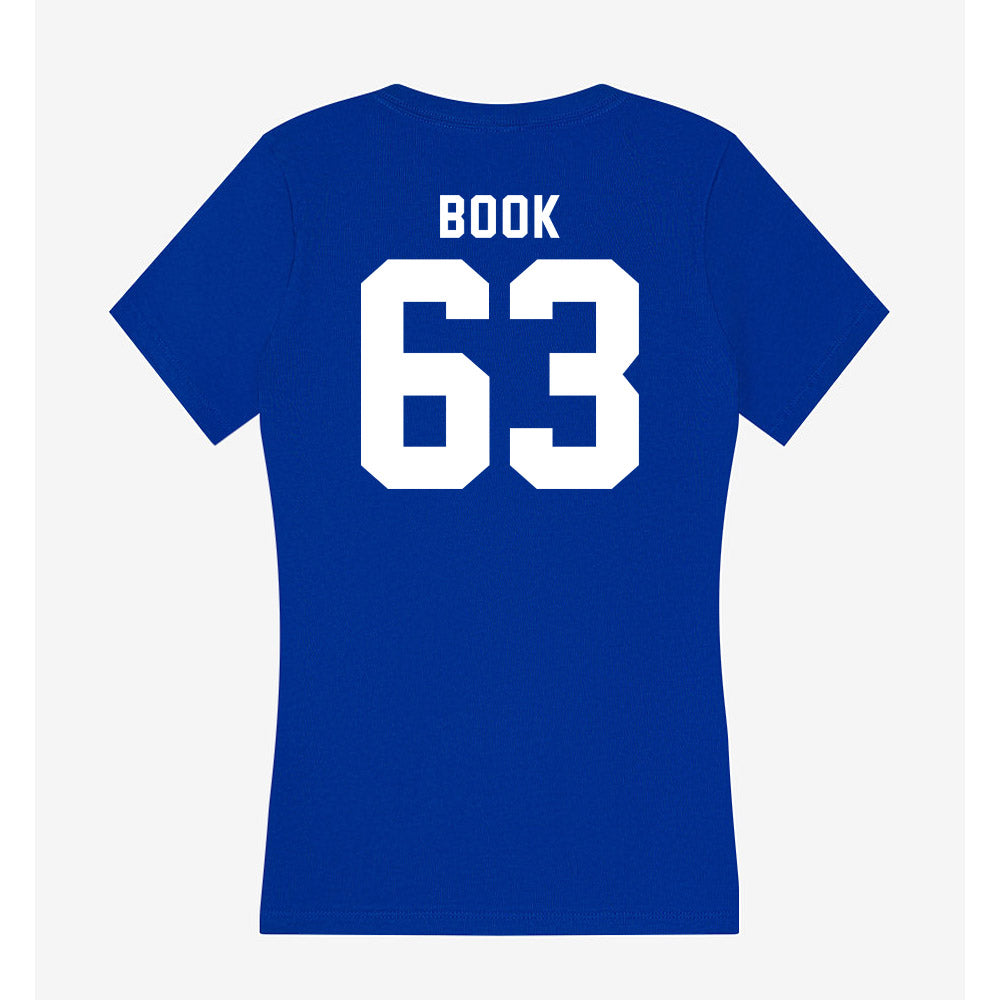 Delaware - NCAA Football : Collier Book - Women's V-Neck T-Shirt-1