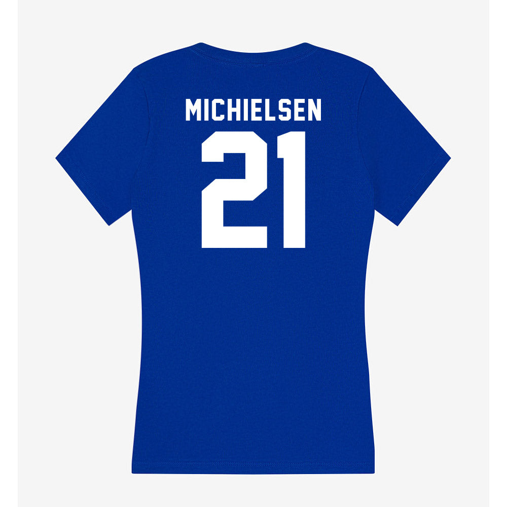 Delaware - NCAA Women's Field Hockey : Alexa Michielsen - Women's V-Neck T-Shirt-1
