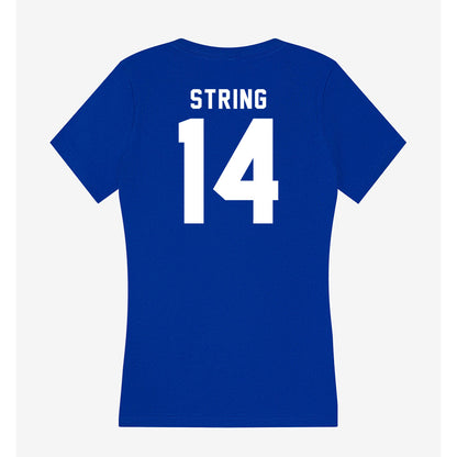 Delaware - NCAA Women's Field Hockey : Brynn String - Women's V-Neck T-Shirt-1