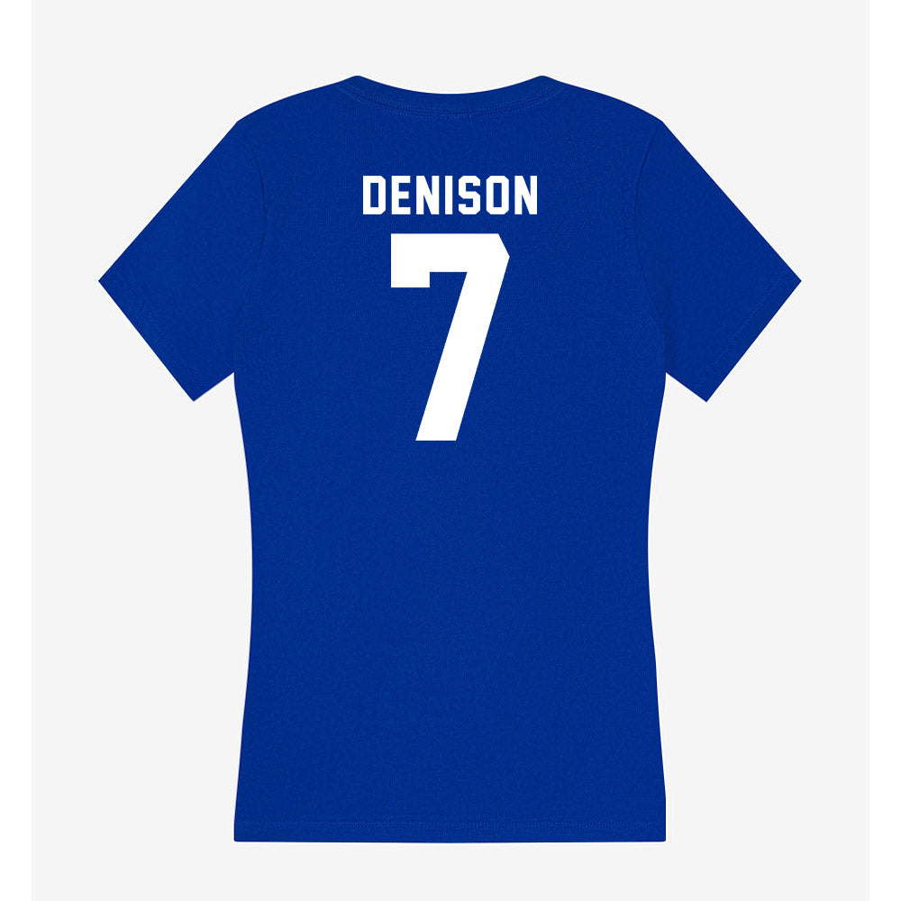 Delaware - NCAA Softball : Emma Denison - Women's V-Neck T-Shirt-1