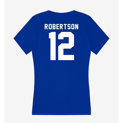 Delaware - NCAA Women's Field Hockey : Charlotte Robertson - Women's V-Neck T-Shirt-1