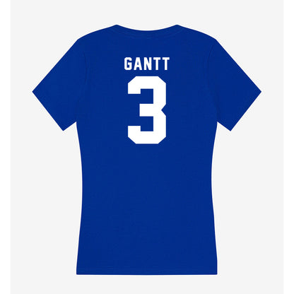 Delaware - NCAA Women's Volleyball : india Gantt - Women's V-Neck T-Shirt-1