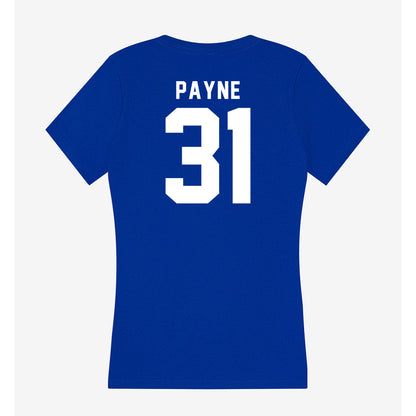 Delaware - NCAA Ice Hockey : Charlotte Payne - Women's V-Neck T-Shirt-1