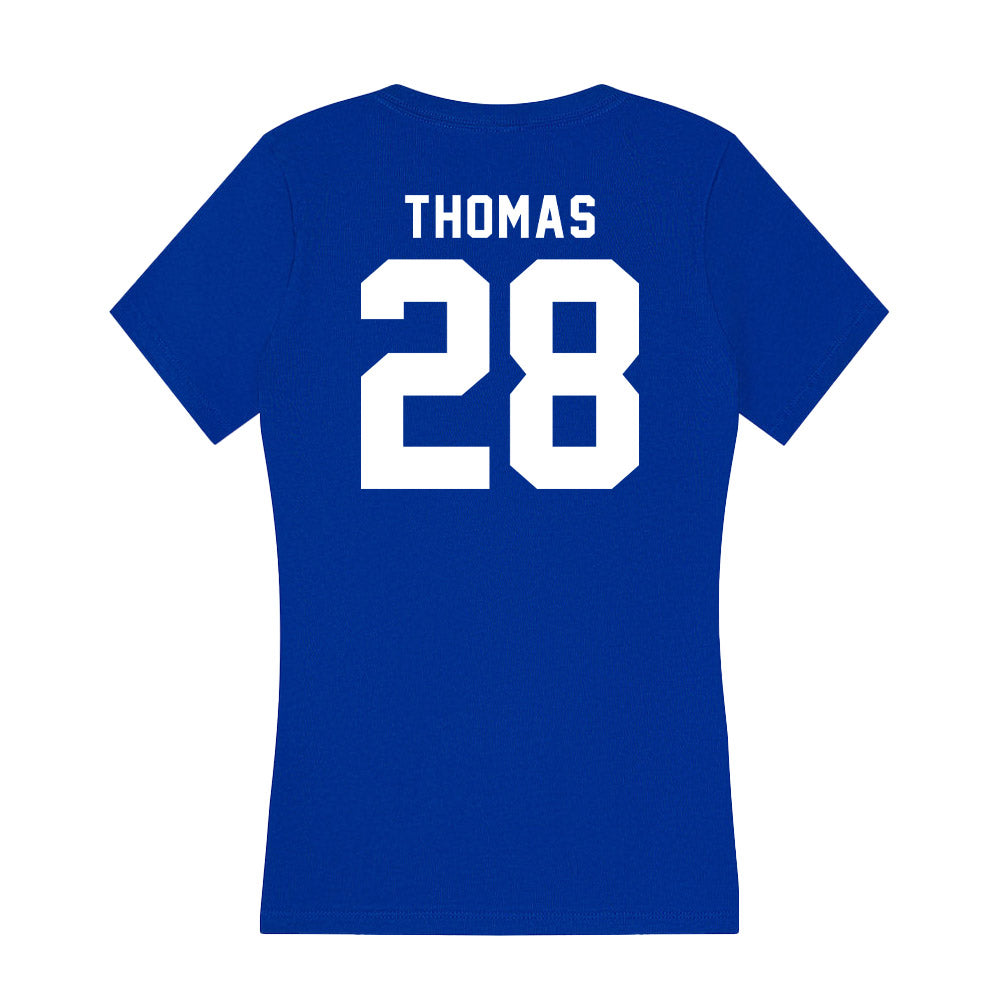 Delaware - NCAA Softball : Ryleigh Thomas - Women's V-Neck T-Shirt-1