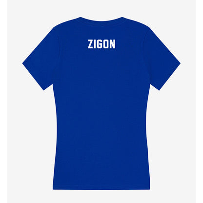 Delaware - NCAA Cheerleading : Sydney Zigon - Women's V-Neck T-Shirt-1