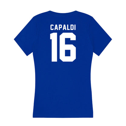 Delaware - NCAA Softball : Marlayna Capaldi - Women's V-Neck T-Shirt-1