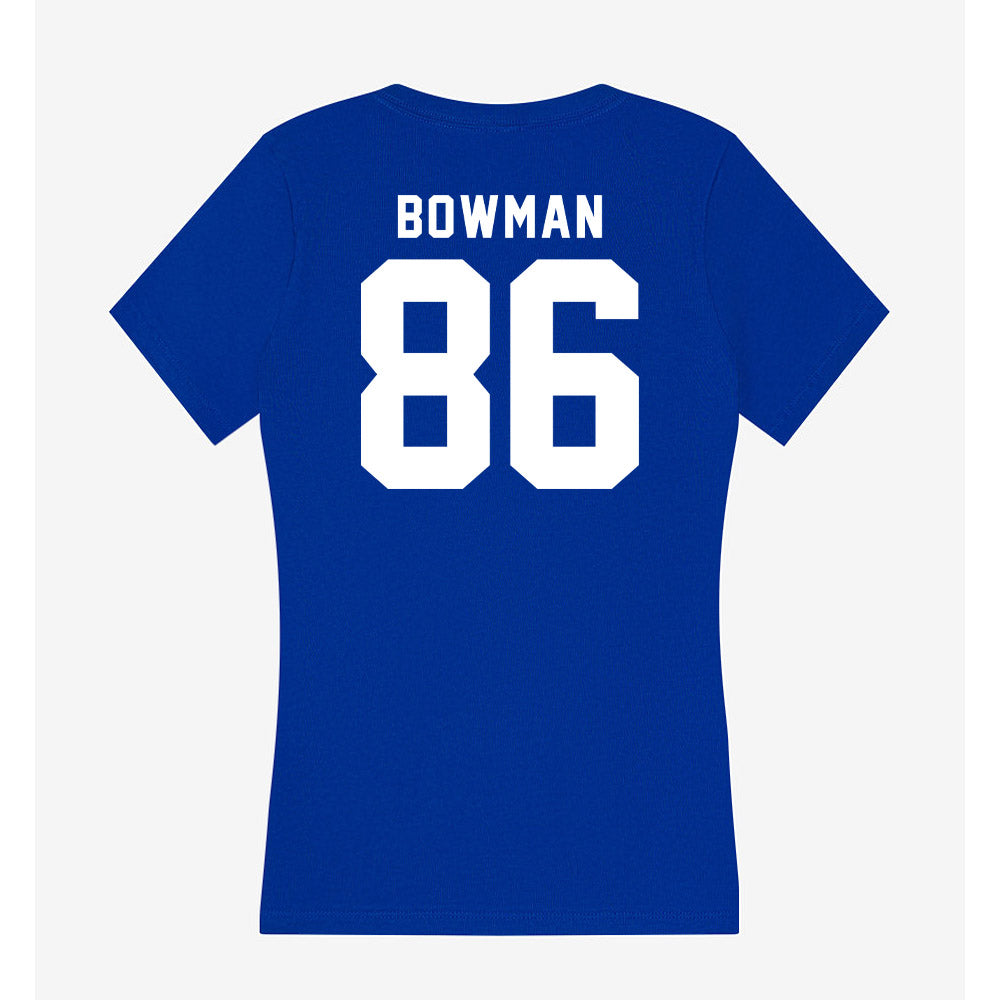 Delaware - NCAA Football : Jaxson Bowman - Women's V-Neck T-Shirt-1