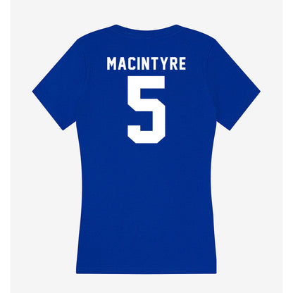 Delaware - NCAA Ice Hockey : Emma MacIntyre - Women's V-Neck T-Shirt-1