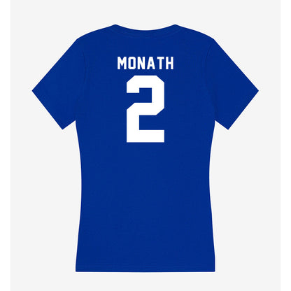 Delaware - NCAA Men's Soccer : Rich Monath - Women's V-Neck T-Shirt-1