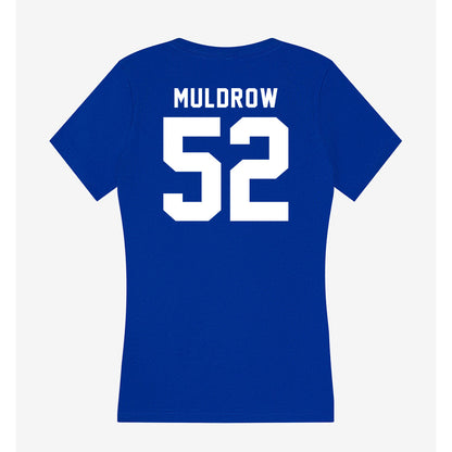 Delaware - NCAA Football : Miles Muldrow - Women's V-Neck T-Shirt-1