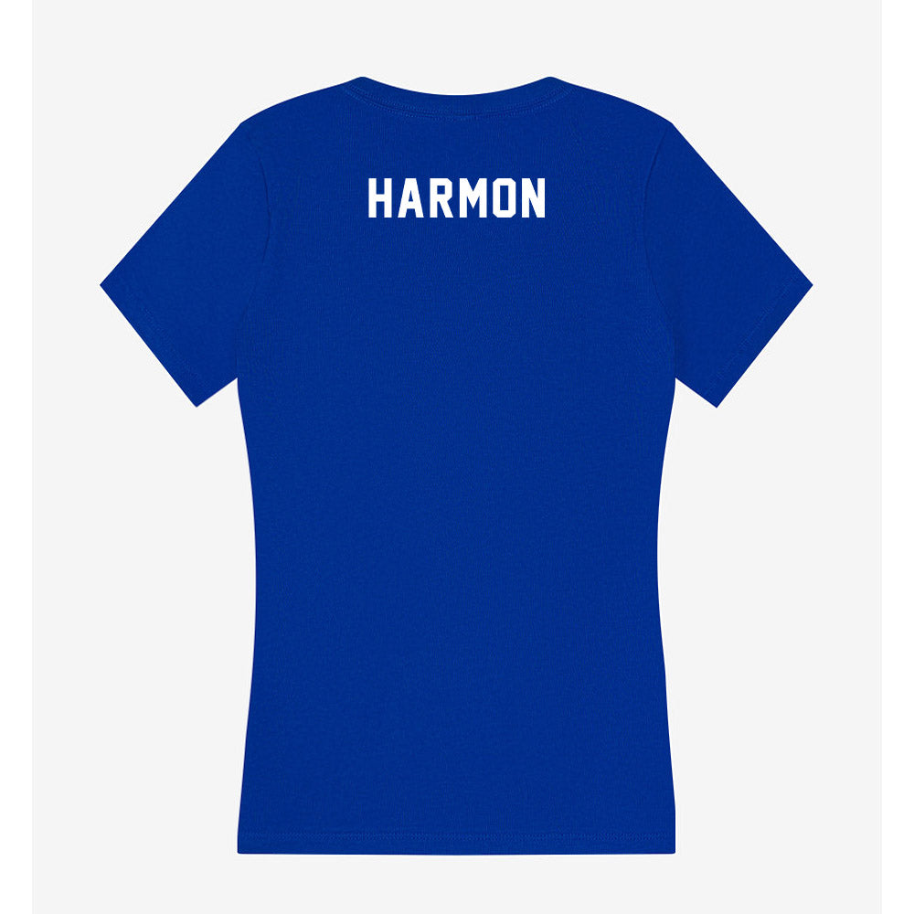 Delaware - NCAA Cheerleading : Tamara Harmon - Women's V-Neck T-Shirt-1