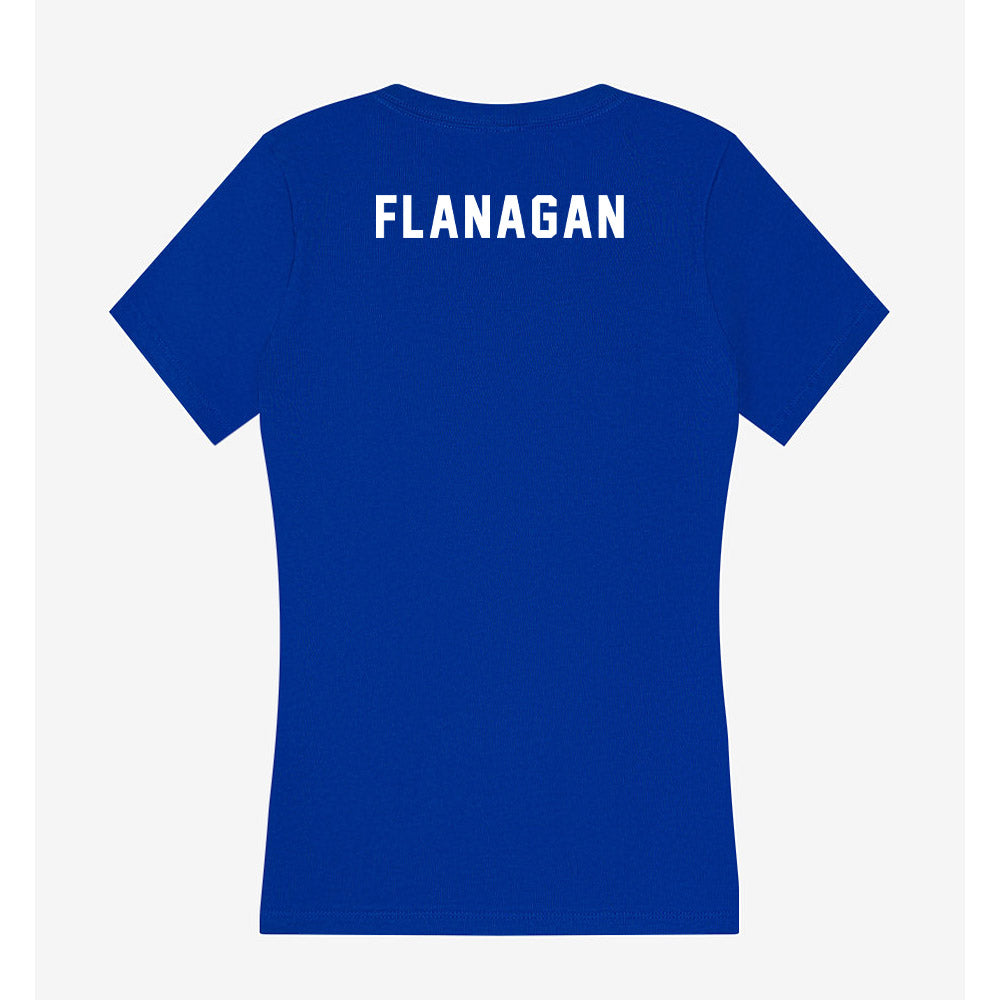 Delaware - NCAA Women's Cross Country : Julia Flanagan - Women's V-Neck T-Shirt-1