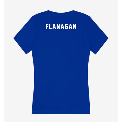 Delaware - NCAA Women's Cross Country : Julia Flanagan - Women's V-Neck T-Shirt-1