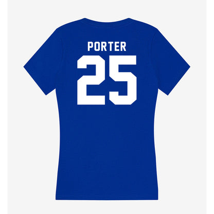 Delaware - NCAA Football : Jared Porter - Women's V-Neck T-Shirt-1