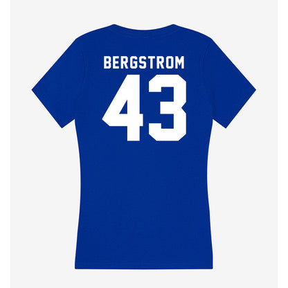 Delaware - NCAA Men's Lacrosse : Wells Bergstrom - Women's V-Neck T-Shirt-1