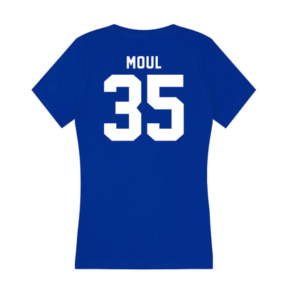 Delaware - NCAA Football : Gavin Moul - Women's V-Neck T-Shirt-1