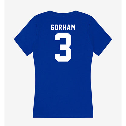Delaware - NCAA Football : Brandon Gorham - Women's V-Neck T-Shirt-1