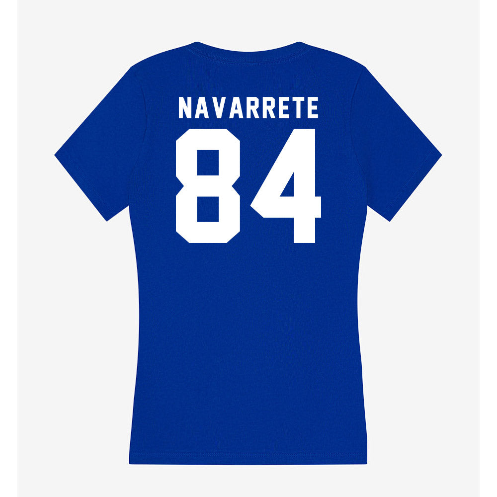 Delaware - NCAA Football : Ashton Navarrete - Women's V-Neck T-Shirt-1