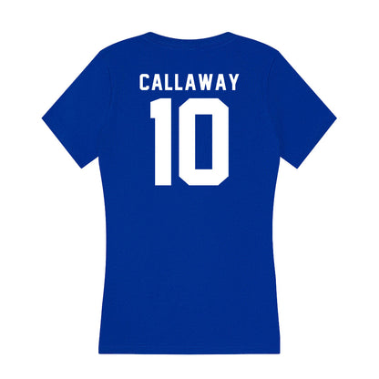 Delaware - NCAA Baseball : Andrew Callaway - Women's V-Neck T-Shirt-1