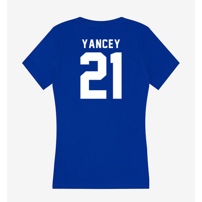 Delaware - NCAA Women's Volleyball : Thalia Yancey - Women's V-Neck T-Shirt-1