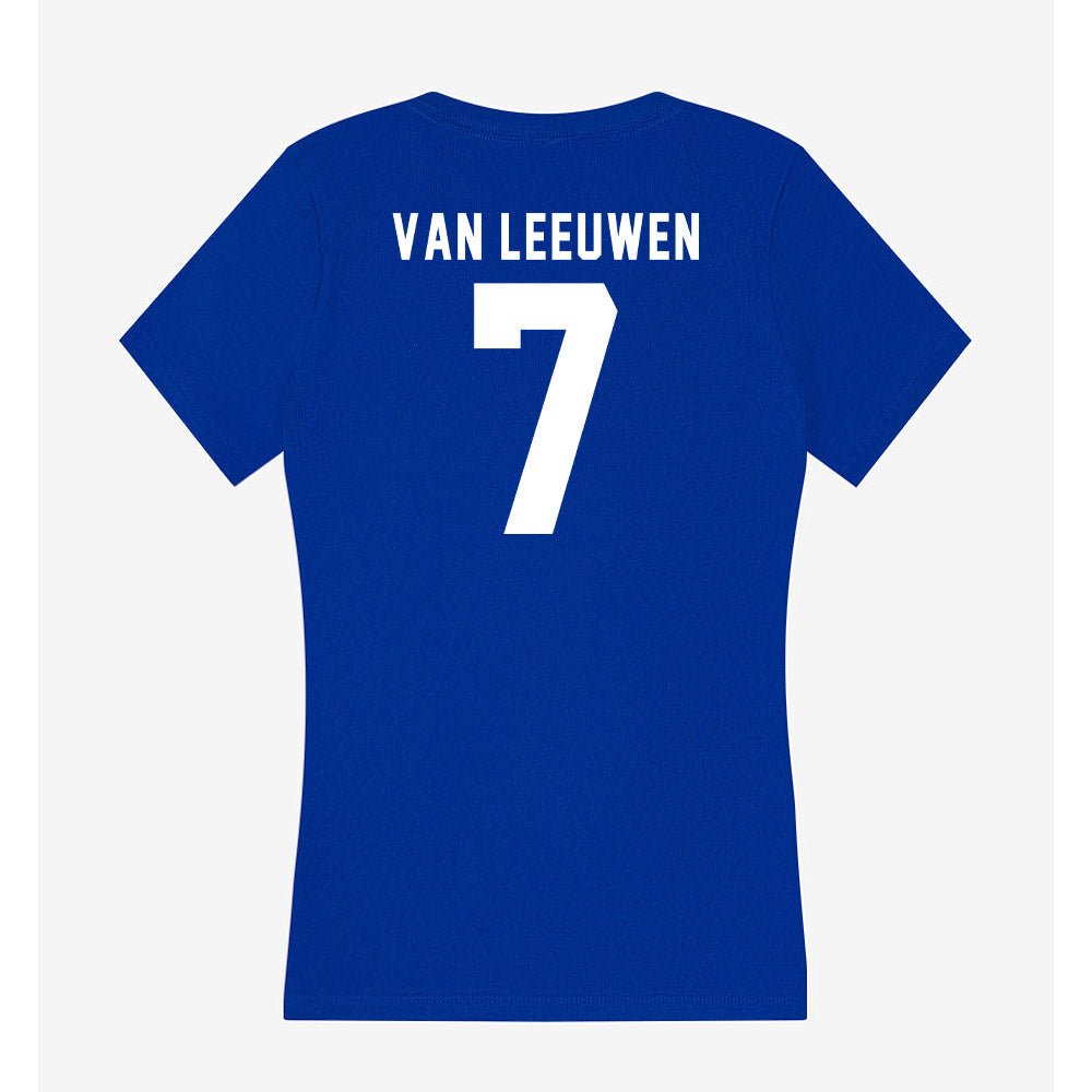 Delaware - NCAA Women's Field Hockey : Linde Van Leeuwen - Women's V-Neck T-Shirt-1