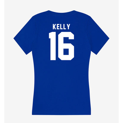 Delaware - NCAA Men's Soccer : Colin Kelly - Women's V-Neck T-Shirt-1