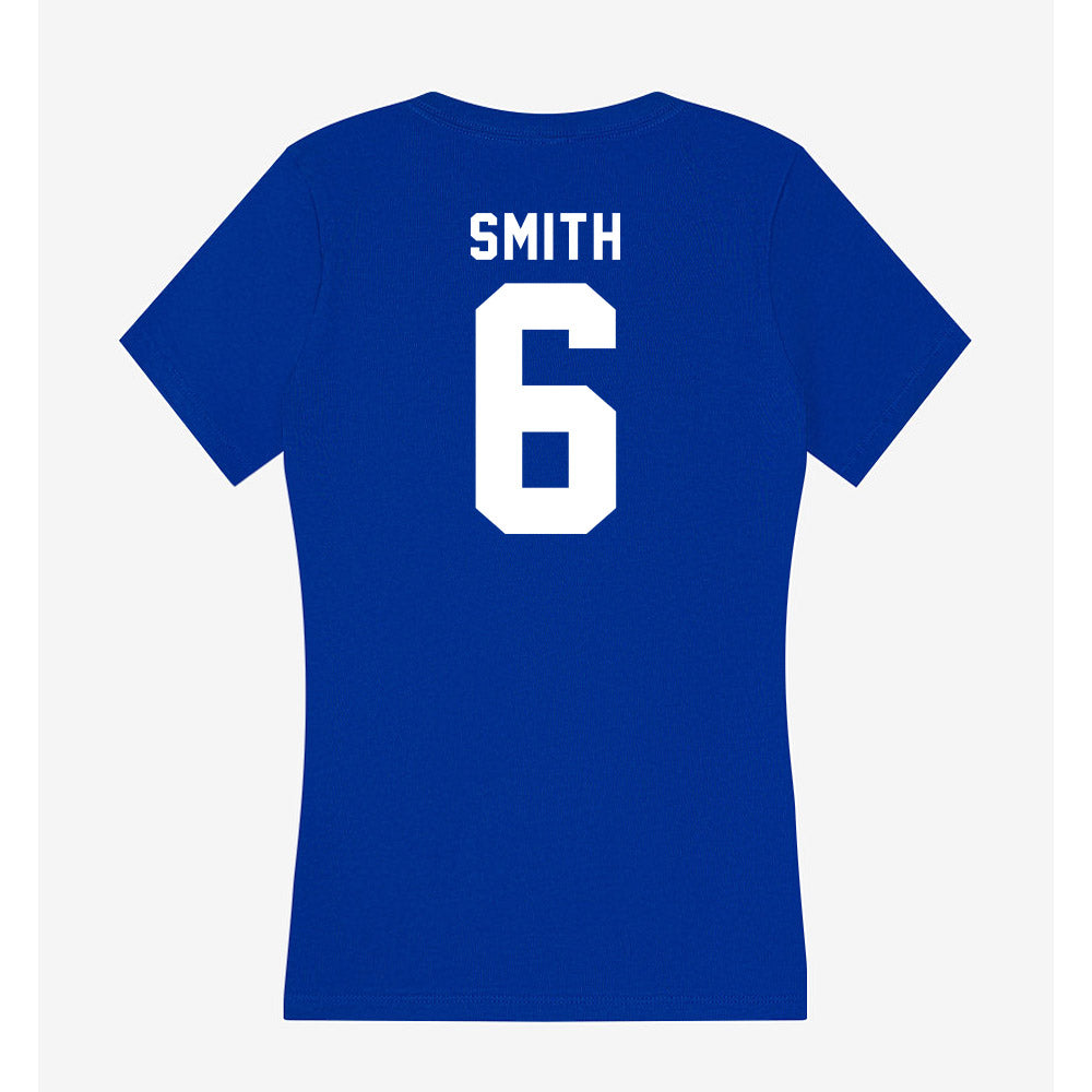 Delaware - NCAA Men's Soccer : Sean Smith - Women's V-Neck T-Shirt-1