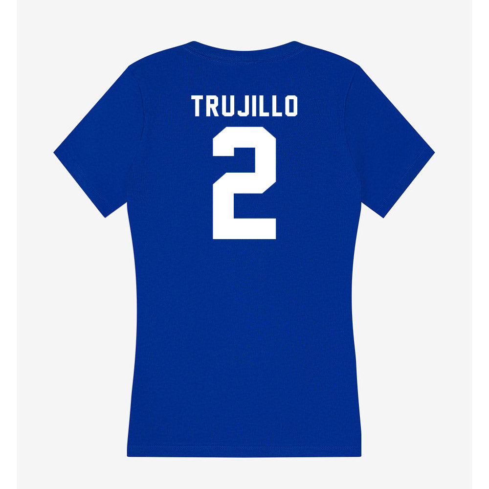 Delaware - NCAA Football : Riley Trujillo - Women's V-Neck T-Shirt-1