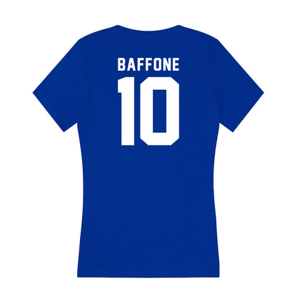 Delaware - NCAA Men's Basketball : Brandon Baffone - Women's V-Neck T-Shirt-1