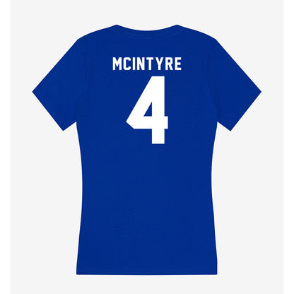 Delaware - NCAA Ice Hockey : Tiana McIntyre - Women's V-Neck T-Shirt-1