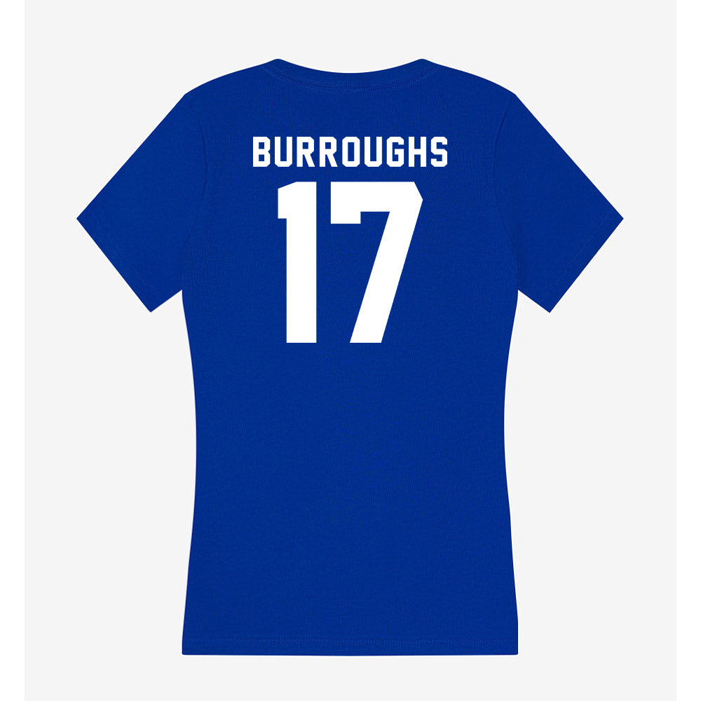 Delaware - NCAA Baseball : Noah Burroughs - Women's V-Neck T-Shirt-1