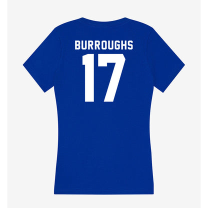Delaware - NCAA Baseball : Noah Burroughs - Women's V-Neck T-Shirt-1