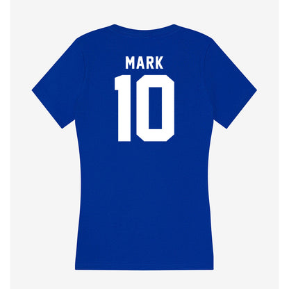 Delaware - NCAA Ice Hockey : Danica Mark - Women's V-Neck T-Shirt-1