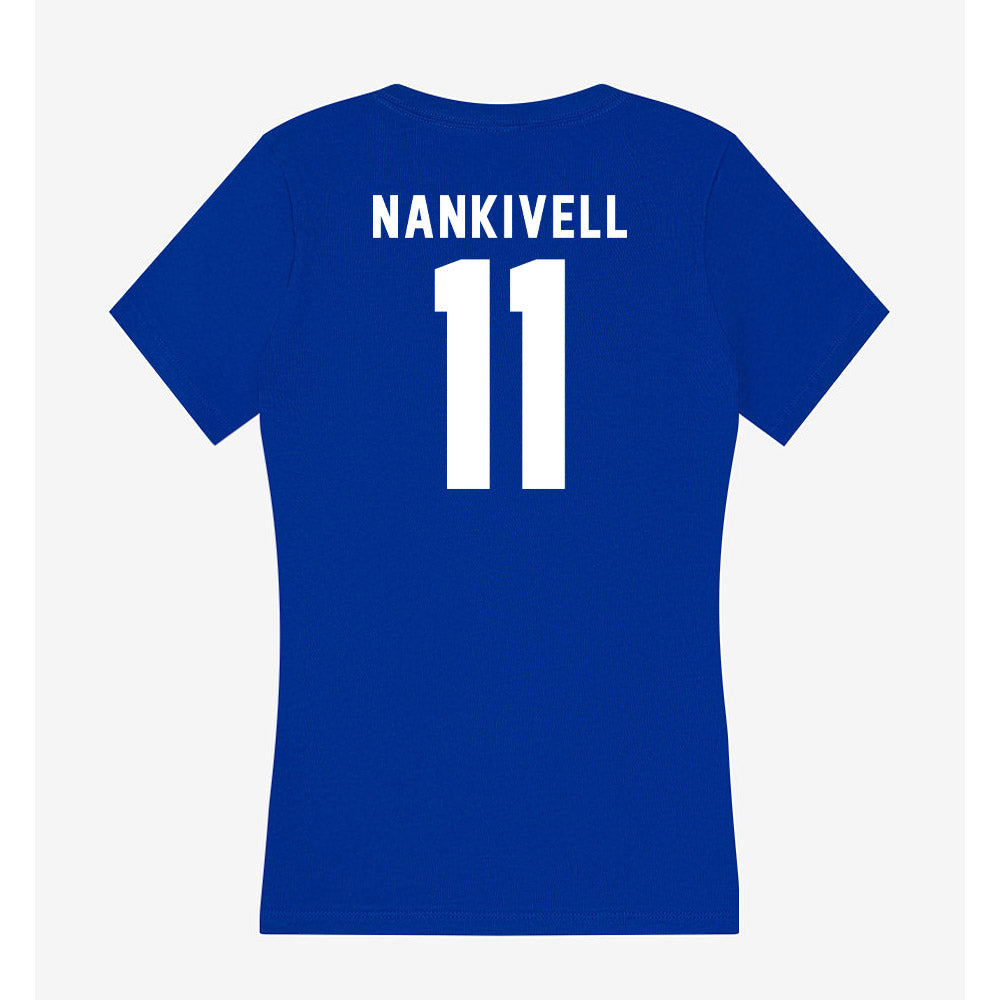 Delaware - NCAA Softball : Allie Nankivell - Women's V-Neck T-Shirt-1
