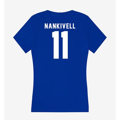 Delaware - NCAA Softball : Allie Nankivell - Women's V-Neck T-Shirt-1