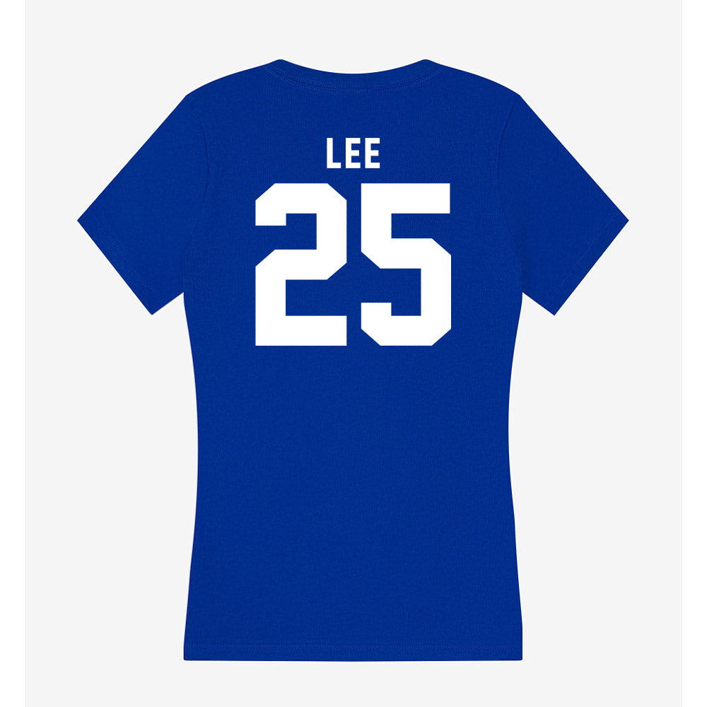 Delaware - NCAA Football : Azir lee - Women's V-Neck T-Shirt-1