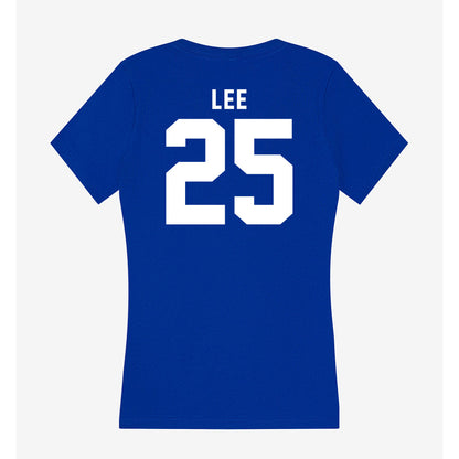 Delaware - NCAA Football : Azir lee - Women's V-Neck T-Shirt-1