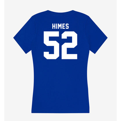 Delaware - NCAA Men's Lacrosse : Aidan Himes - Women's V-Neck T-Shirt-1