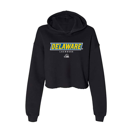 Delaware - NCAA Women's Lacrosse : Ava Diaz - Women's Crop Fleece Hooded Sweatshirt-0