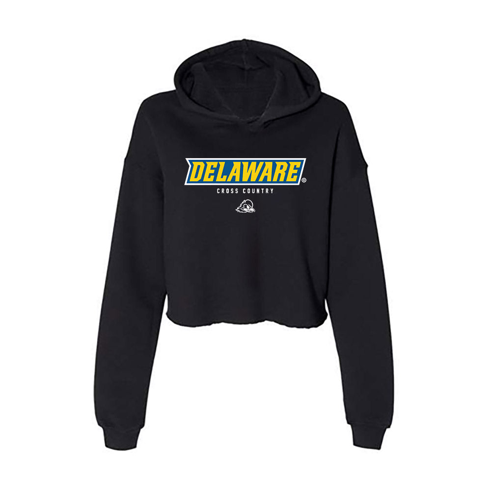 Delaware - NCAA Women's Cross Country : Julia Flanagan - Women's Crop Fleece Hoodie-0