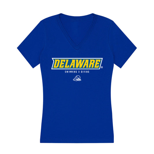 Delaware - NCAA Women's Swimming & Diving : Sophie Fredericks - Women's V-Neck T-Shirt-0
