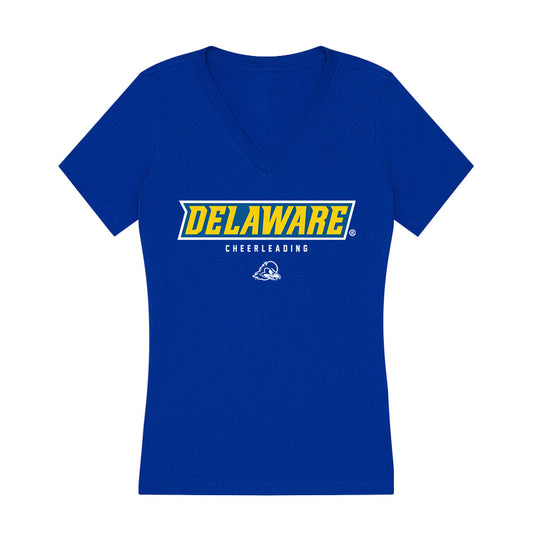 Delaware - NCAA Cheerleading : Sasha Dabrowski - Women's V-Neck T-Shirt-0