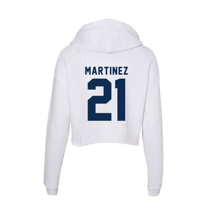 FAU - NCAA Baseball : John Martinez - Women's Crop Fleece Hoodie-1