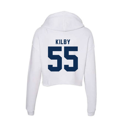 FAU - NCAA Baseball : Zach Kilby - Women's Crop Fleece Hoodie-1